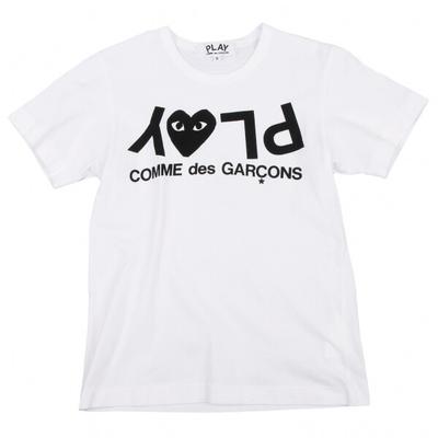 Футболка с принтом логотипа PLAY COMME des GARCONS Размер S(K-134212) Футболка Unisex
