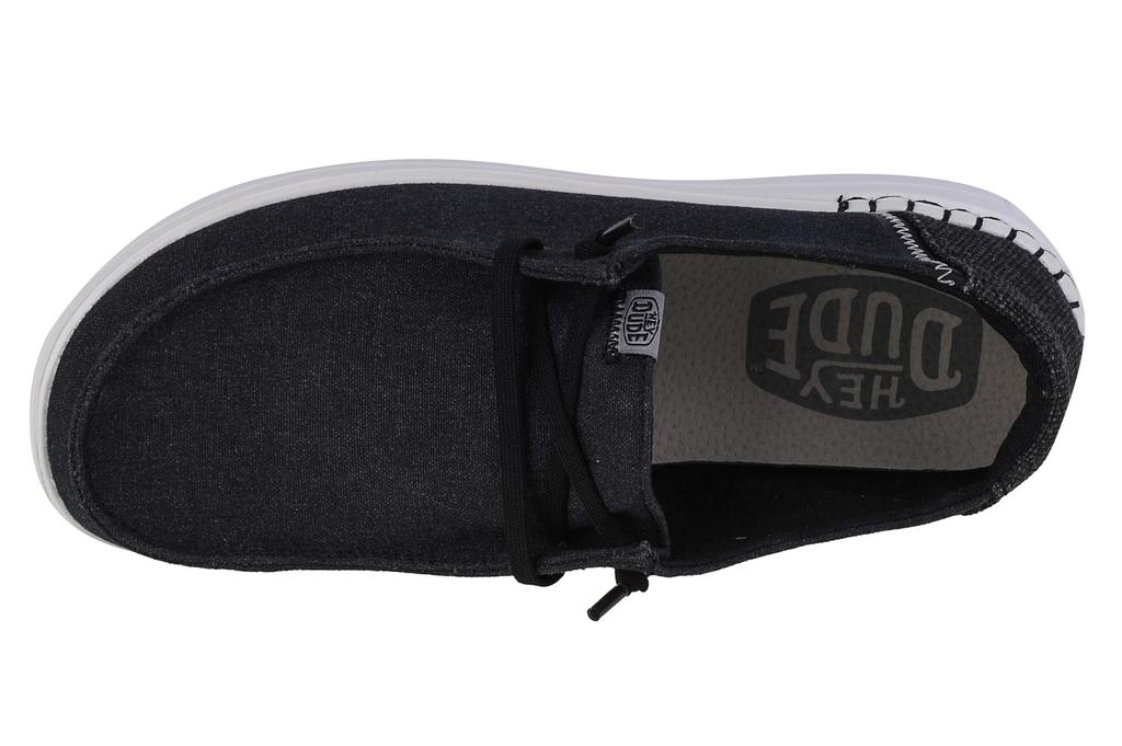 Hey Dude Wendy Rise, Womens black Sneakers