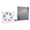 Solar Panel Ventilation Fan Kit 20W Solar Panel 6in Exhaust Fan Kit for Kitchen Bathroom Greenhouses Sheds Pet Houses