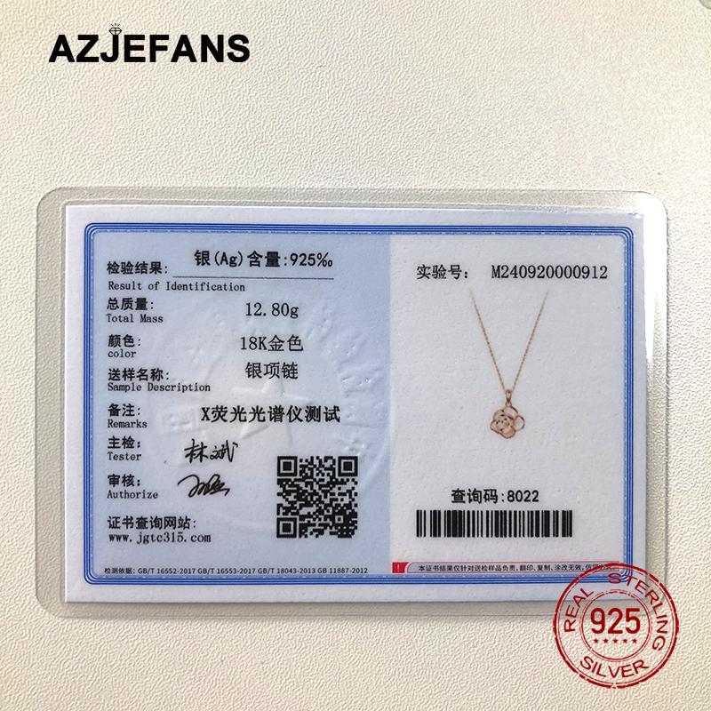 S925 Sterling Silver Camellia Synthetic Pearl Women Necklace Jewelry