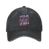 America Th Anniversary  Years Usa Baseball Cap for Men Women Distressed Denim Snapback Hat Outdoor Running Golf Hats Cap