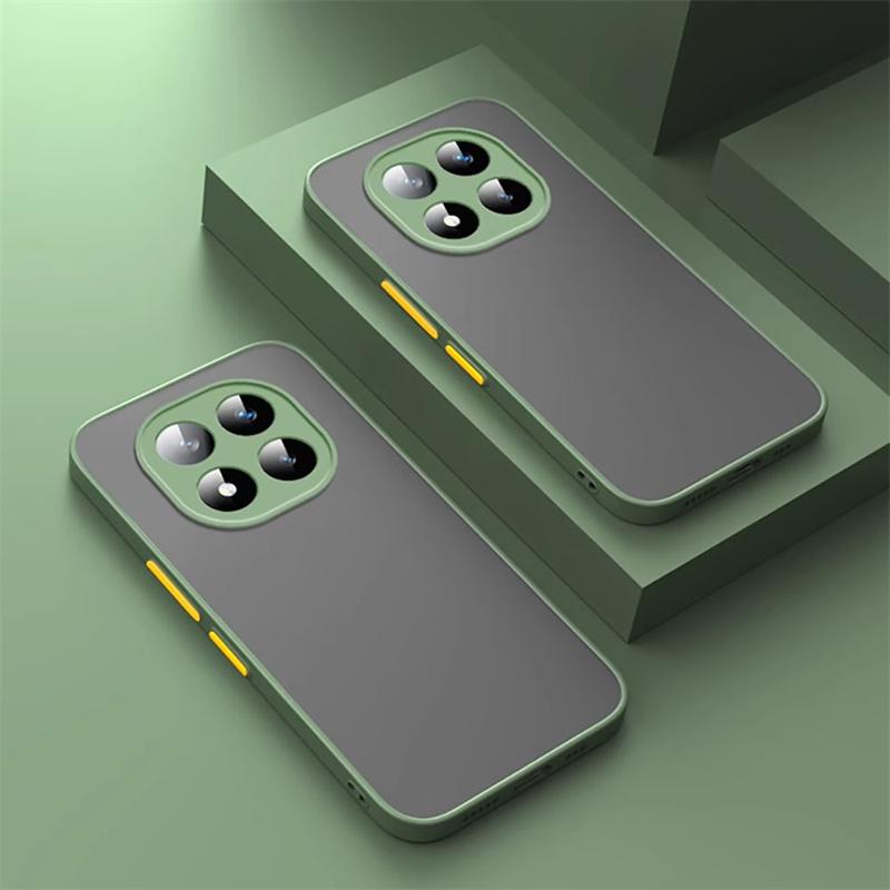 Funda Shockproof Armor Matte Hard PC Phone Cases For Xiaomi Poco X7 X6 X5 Pro Case Mi PocoX6 Pro X7 5G Back Transparent Cover