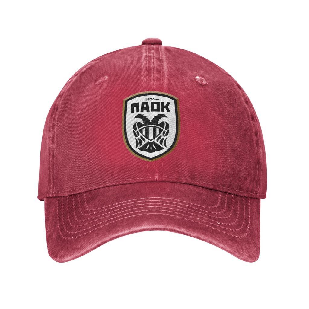 PAOK Греческие Футбольные Спортивные Фанаты из Салоник Джинсовая Ткань Кепка Повседневные Бейсболки Регулируемая Кепка Унисекс Бейсболки