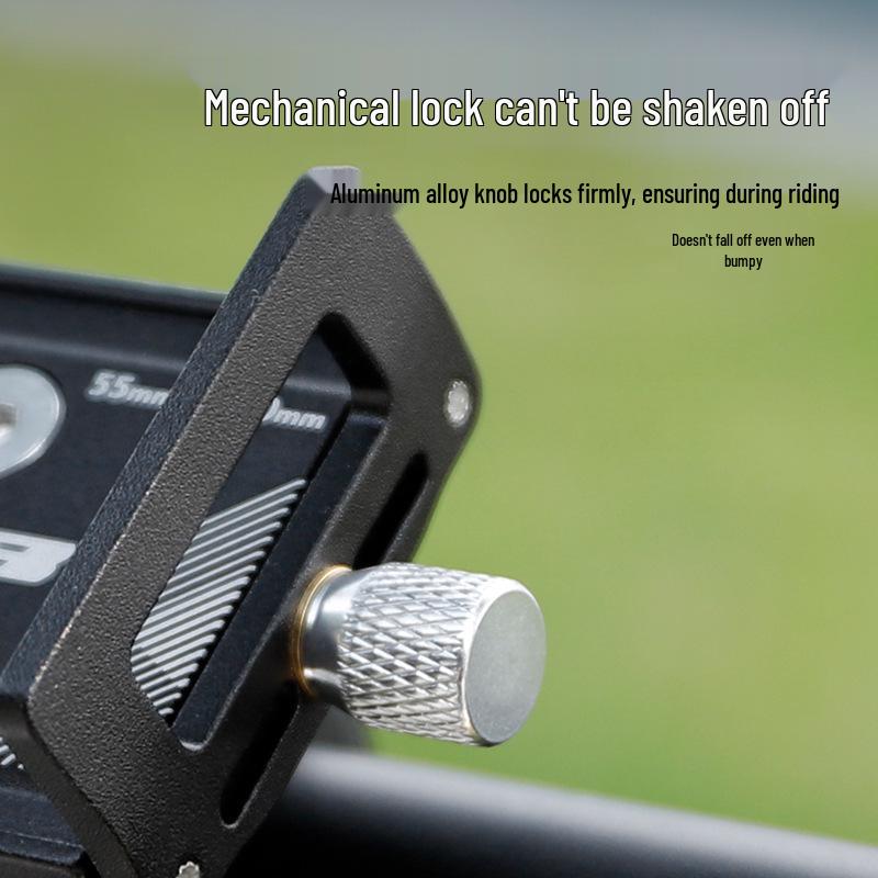 GUB G-80 Aluminum Bike Phone Holder for Mountain, Electric, and Motorcycle Navigation