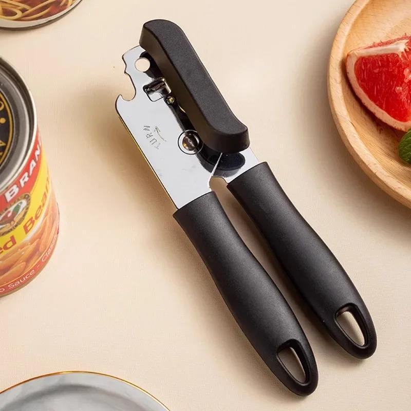 Нержавеющая сталь Многофункциональный профессиональный ручной консервный нож Ручной консервный нож для крафтового пива Открывалка для бутылок Кухонные гаджеты