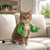 Humorous Pet Accessories 2Pcs Funny Cat Muscle Arms, Hilarious Cosplay 3D Printed Comfortable Costume Peace Gesture Lightweight Shoulder Attachment