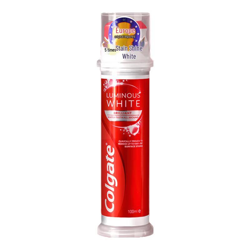 Colgate Отбеливающая зубная паста для удаления пятен Optic White с вертикальным дозатором