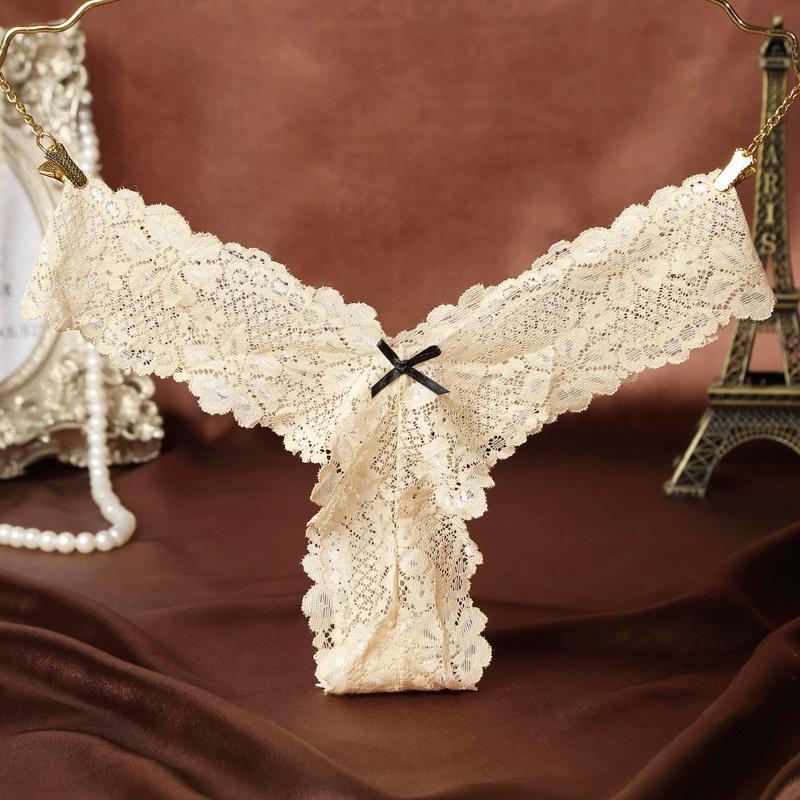 Сексуальные трусики женские кружевные с низкой посадкой однотонные сексуальные трусы женское нижнее белье брюки женское нижнее белье стринги