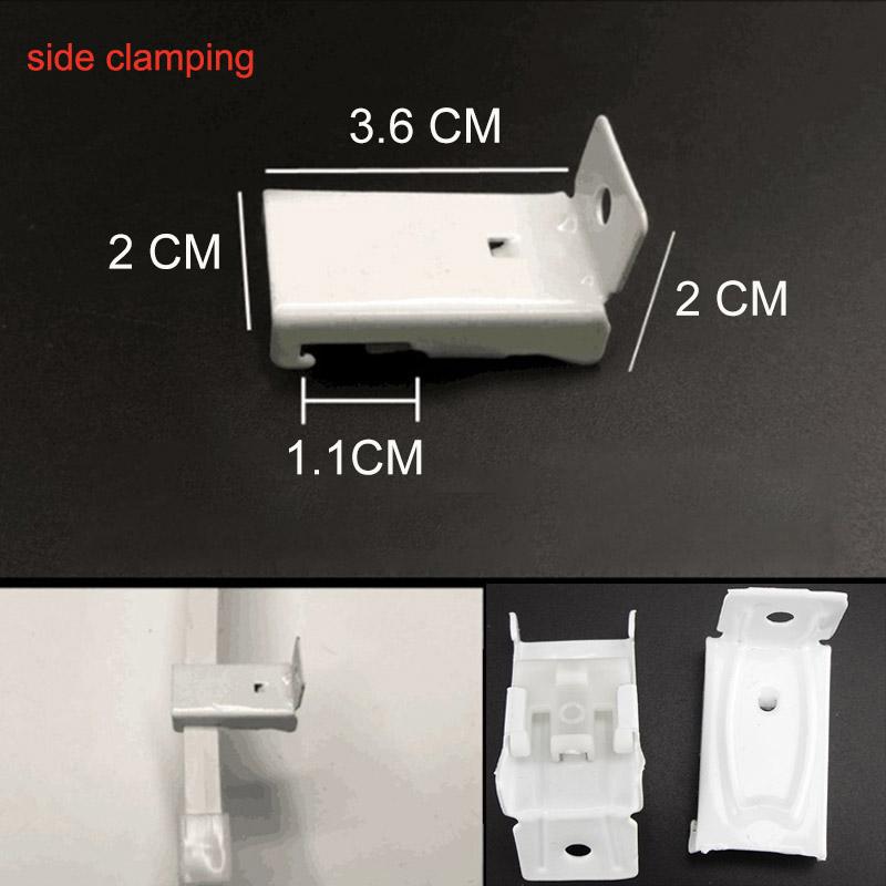 Flexible Ceiling Curtain 1M Track Mounted Bendable Curved Rod Rail Straight Slide Windows Decor Plastic Accessories Kit