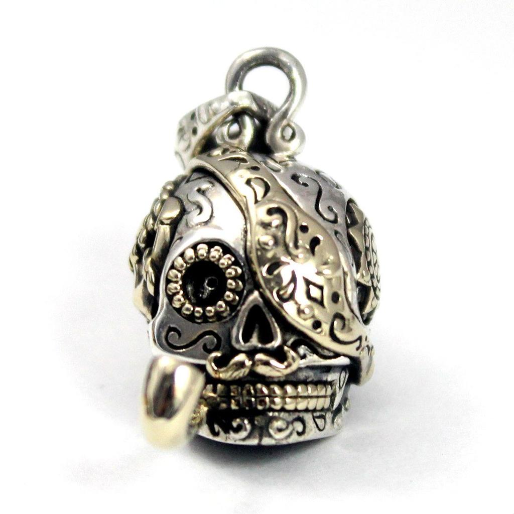 Good Vibrations Mexican Skull Pendant with One Eye