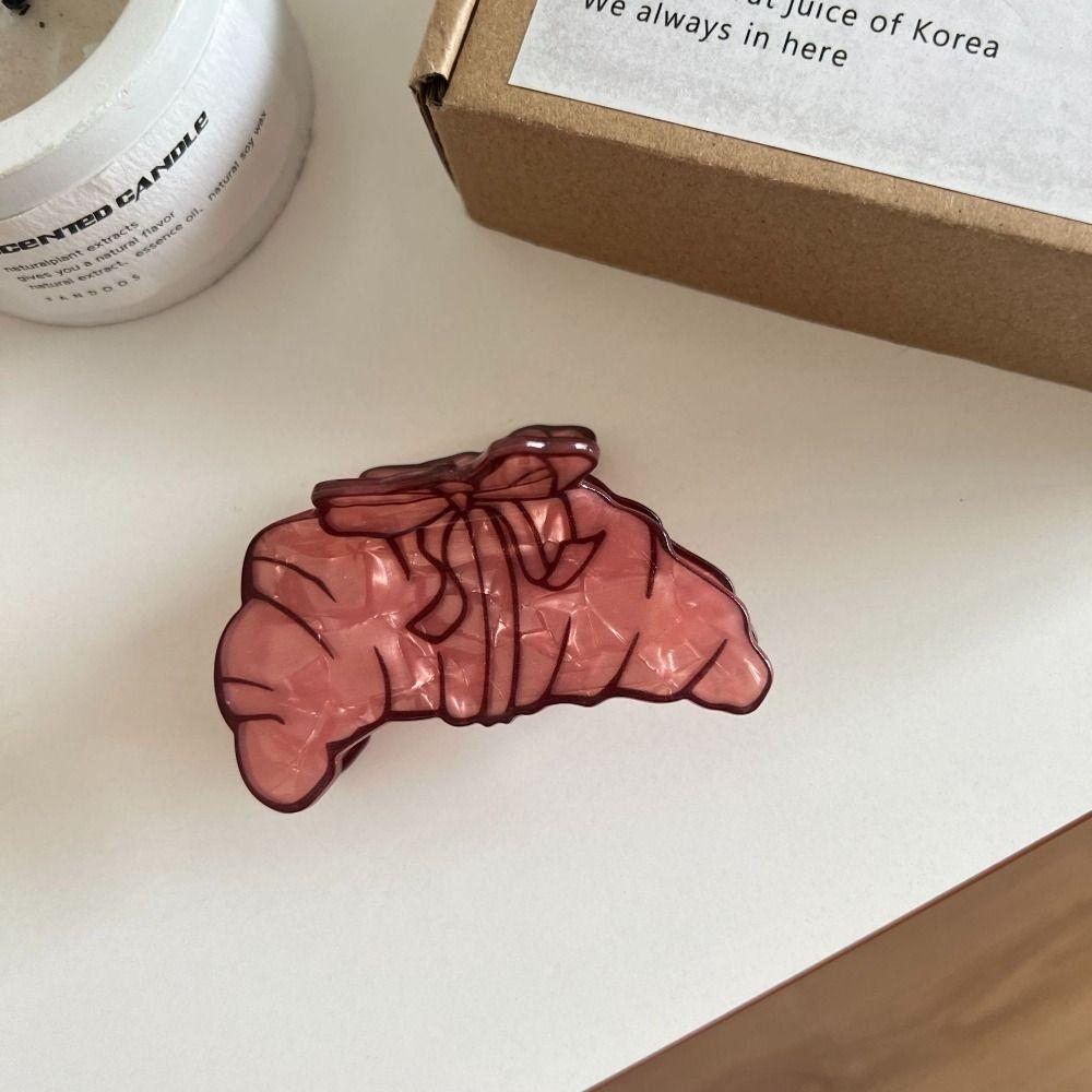 Coffee Cup Croissant Shark Clip Sweet Delicious Food Claw Clip Lovely Creative Crab Clip  Girls