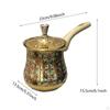 Кофейник с крышкой и носиком для растапливания пены