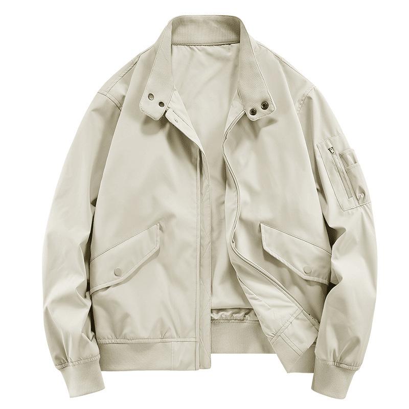 Новая мужская куртка с воротником-стойкой на осень и зиму, мягкая и приятная на ощупь, водонепроницаемая, ветрозащитная, не мнется и теплая