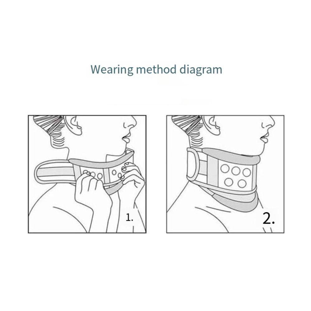 Воротник для фиксации шеи Устройство для вытяжения шейного отдела позвоночника Шейный механизм для снятия жесткости Шейный воротник