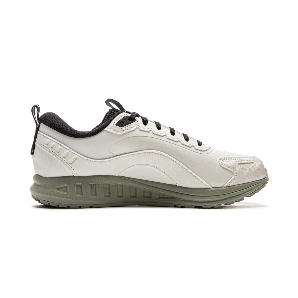 Li Ning Trendy Fashion Универсальные Классические Амортизирующие Нескользящие Износостойкие Низкие Повседневные Кроссовки Для Мужчин Кроссовки Бежевые Черные Зеленые AGLU313-4