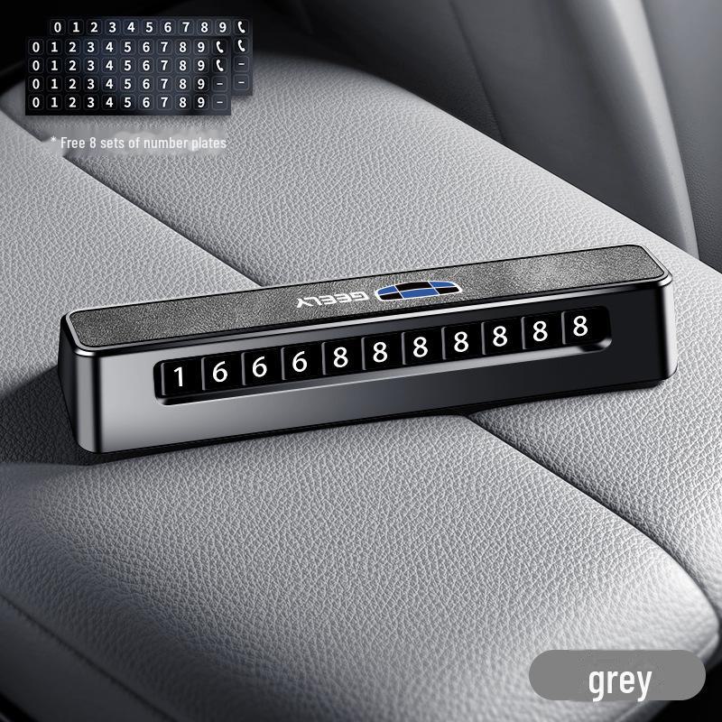 Автомобильная табличка для мобильного телефона Geely: Boyue L, Xingyue, Dihao, Binyue, 2024 Украшения для номерных знаков и автомобильные аксессуары.