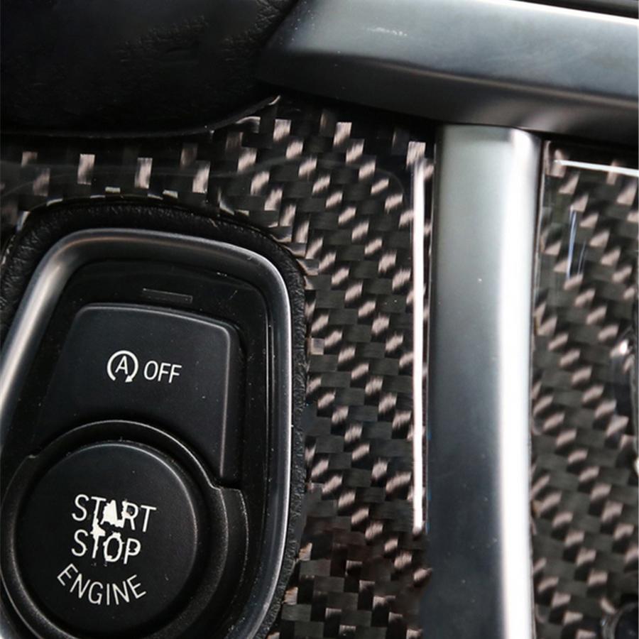 Накладка на кнопку старт-стоп двигателя под карбон для BMW F30 F34 F36 M3 M4