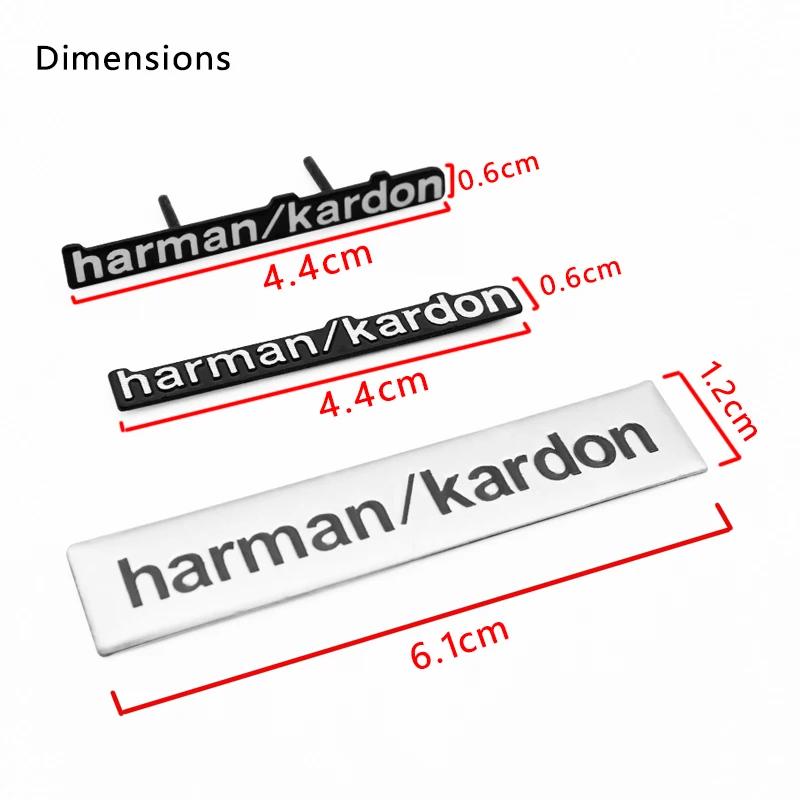 5pcs 10pcs 100pcs For A m G W204 W205 W203 W211 W212 W213 W201 W210 W124 Aluminum harman/kardon Car Styling Audio Stickers