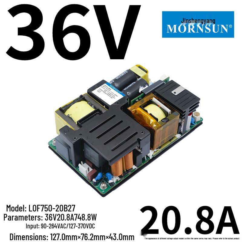 Jin Shengyang 120W-750W Medical-Certified Compact Bare Board Power Supply, 12V/24V/36V