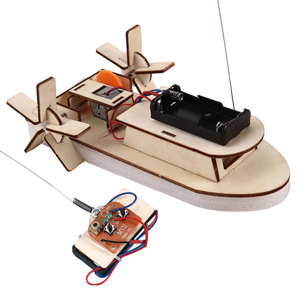 DIY Science Toys Children Educational STEM Projects Kits 3D Assemble Boat Car Model Wood Puzzle Toy Scientific Experiment Kits