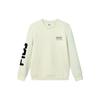 Fila Logo Print Sports Crewneck Sweatshirt Men Sweatshirt Fog-Lotus-White F11M149208FIV
