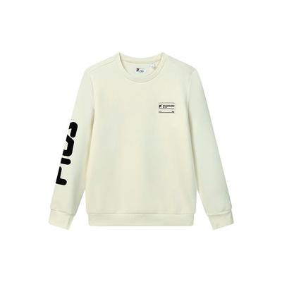 Fila Спортивный свитшот с логотипом, мужской, туманно-лотосовый-белый F11M149208FIV