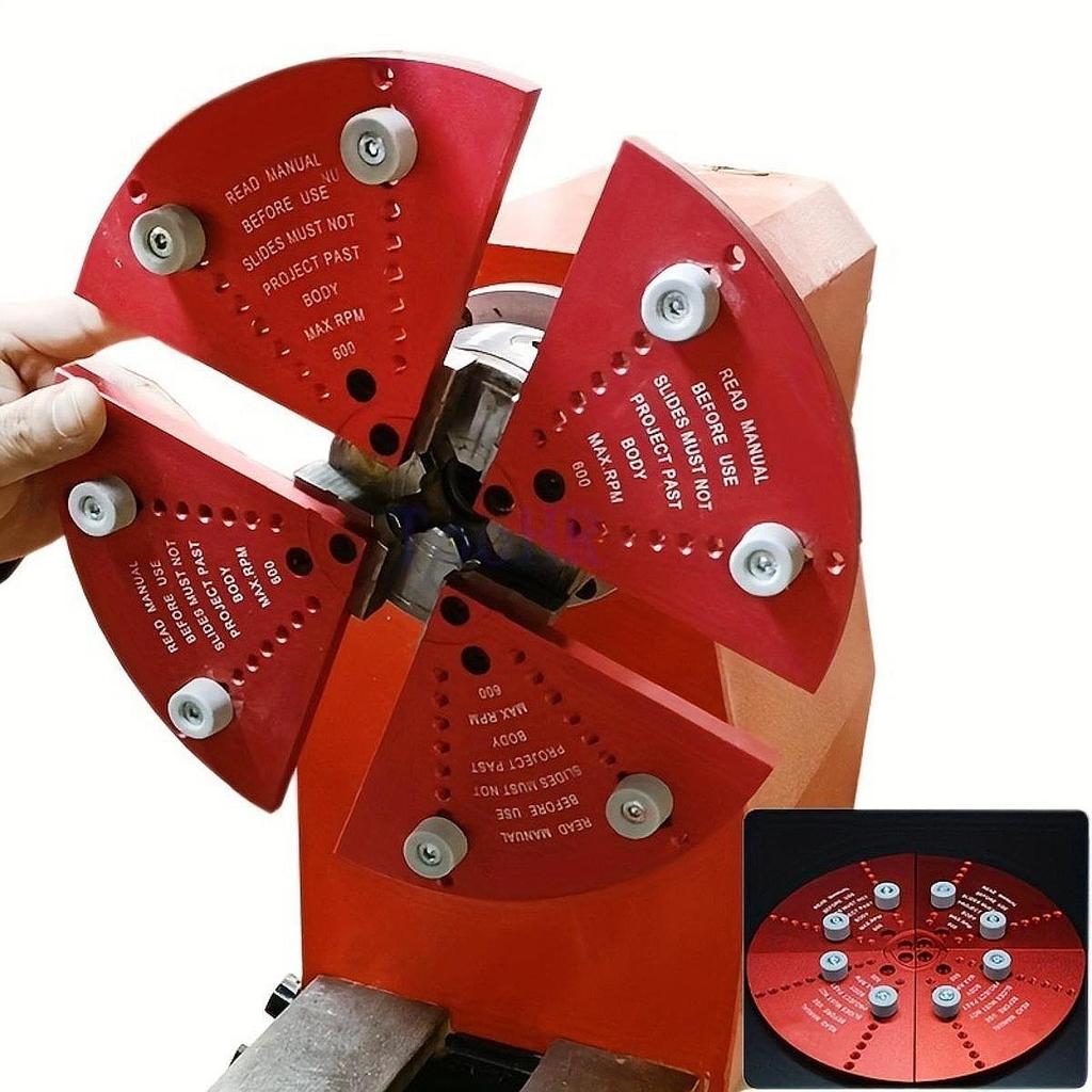 Cole Set Wooden Lining for Bowl, Professional Accessories, Workpiece Bracket Made of Aluminum Alloy,