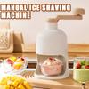 Hand Crank Manual Shaved Ice Machine Rotary Hand Ice Breaker Ice Cream Tools