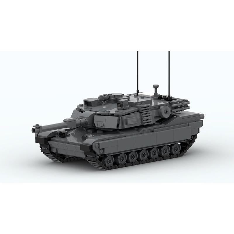 MOC-154682 Совместимые Строительные Блоки Модель Тяжелого Танка M1A2 Мелкие Детали Собранный Пазл Строительные Блоки Игрушка Мальчик