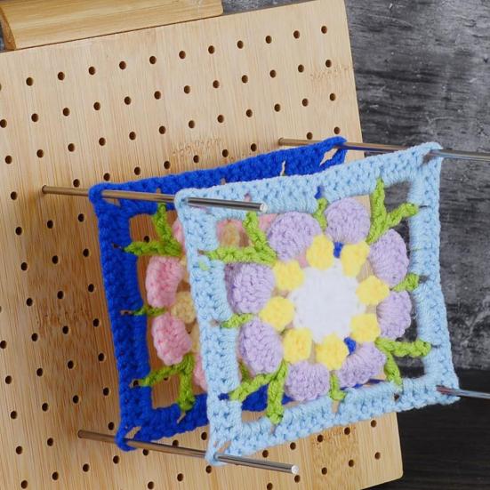 1 комплект блокировочной доски для вязания крючком с 10 штифтами из нержавеющей стали DIY Solid