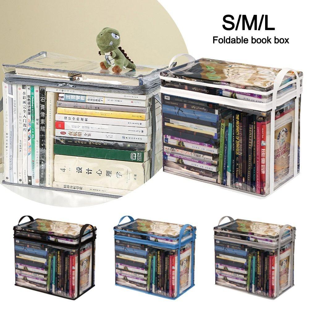 Складной чехол на молнии, штабелируемый контейнер для сбора, портативная сумка для хранения комиксов, студенческая сумка