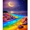 DIY краска по номерам для взрослых начинающих красочный пляжный пейзаж акриловая краска по номерам для домашнего декора стен 40x50 см