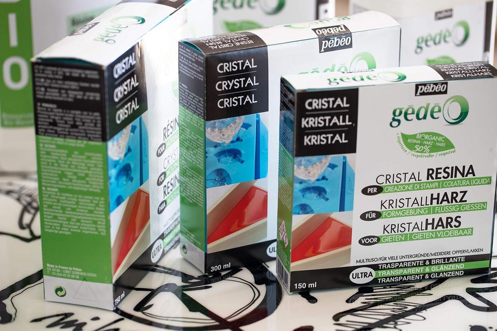 Pebeo Crystal Bioresin 750 мл смола 500 мл отвердитель (основа + 250мл)