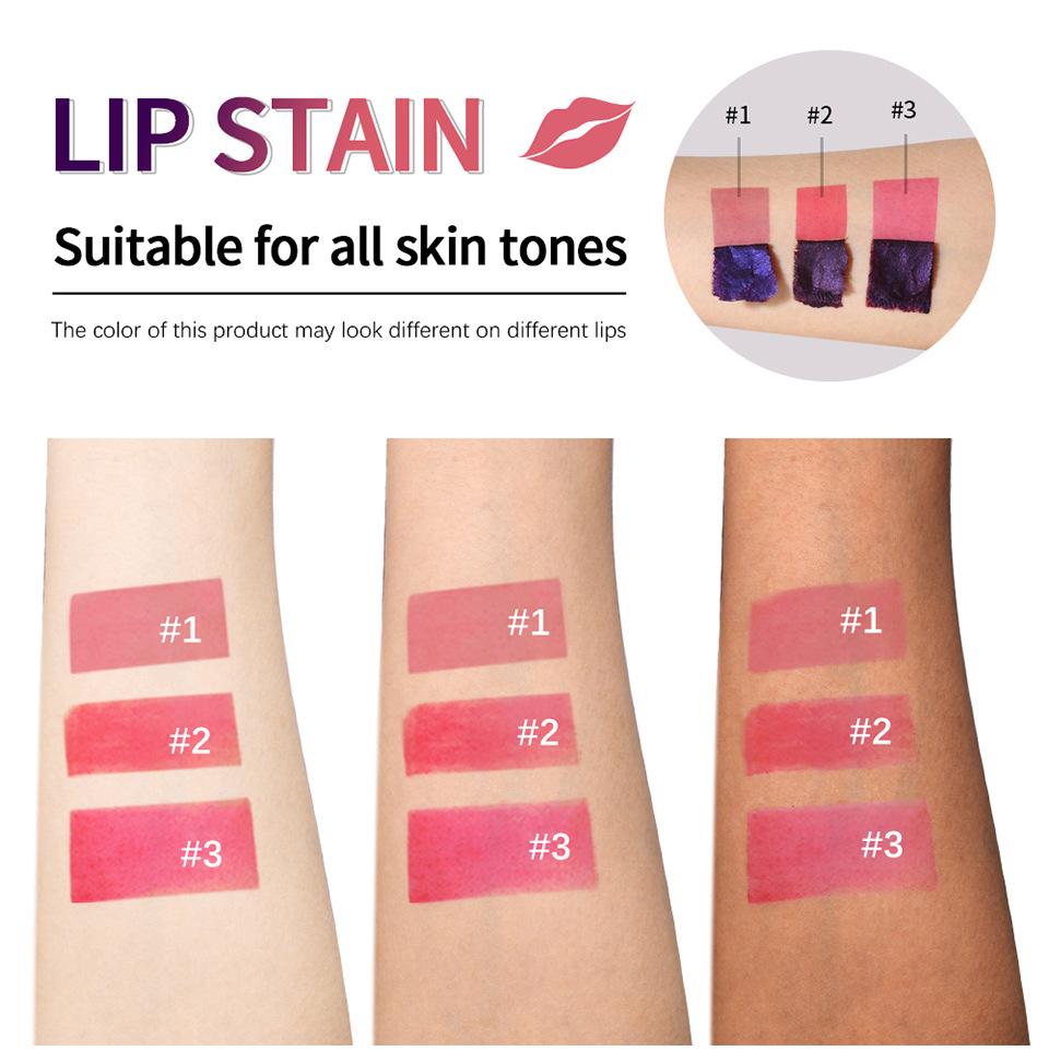 Серебряный тюбик Peel Off Tattoo Lipgloss Водостойкий жидкий матовый оттенок для губ RosePink Tear-off Lip Stain Non Stick Cup Quick Dry Makeup