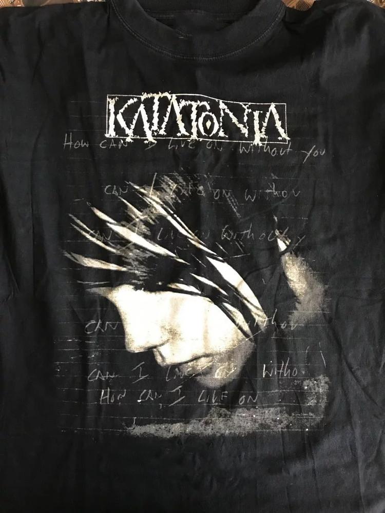 Katatonia Band Music For Lovers Black T-Shirt Cotton Full Size Unisex T-Shirt