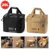 Органайзеры для кемпинга на открытом воздухе, 20 л, с ручкой, сумка для пикника, большая емкость, бензобак, коробка для посуды для пляжного пикника, путешествия, путешествия