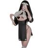 Sister Halloween Slit Hair Set [RPFLQ] Cosplay, Sexy, Erotic, Extreme, Breastless, Nun, Costume, Women's, Costume, Cute, Moe, Photography, Skirt,