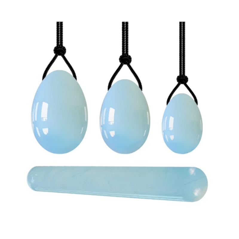 Yoni Egg Rose Quartz Jade Women Kegel Ben Wa Balls Crystal Kink Kegel Exercisers