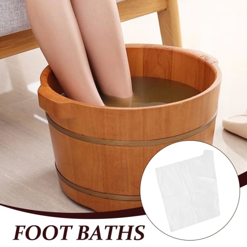 Beaupretty Disposable Foot Bath Bags, 160 Bags, Pediliners, Bath Bags, Bath Foot Protectors, Clear Foot Bath Liners, Foot Spa Bags, Foot Care Bags, Sp