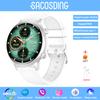 Amoled Smart Watch Women Bleutooth Call Smartwatch Voice Assistant Healthtracker Sports Watches Waterproof Clock Women