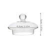 Replaceable Teapot Lid Glass Accessory Kettle Cover Clear Parts Water Jug Dinnerware Sets Tea Pot Supplies Decorative Lid Smooth