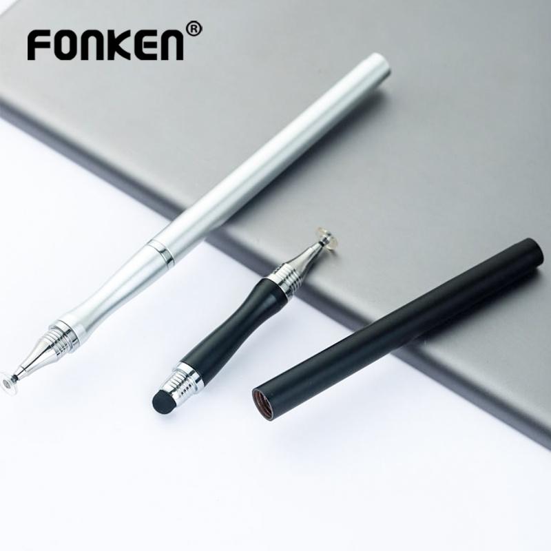 FONKEN Universal 2 In 1 Stylus Pen For Phone Tablet Touch Screen Pen Drawing Capacitive Pencil For Android iPhone iPad