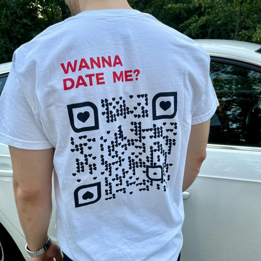 Personalized QR Code T-Shirt and kids tshirt: Custom Social Media Tee