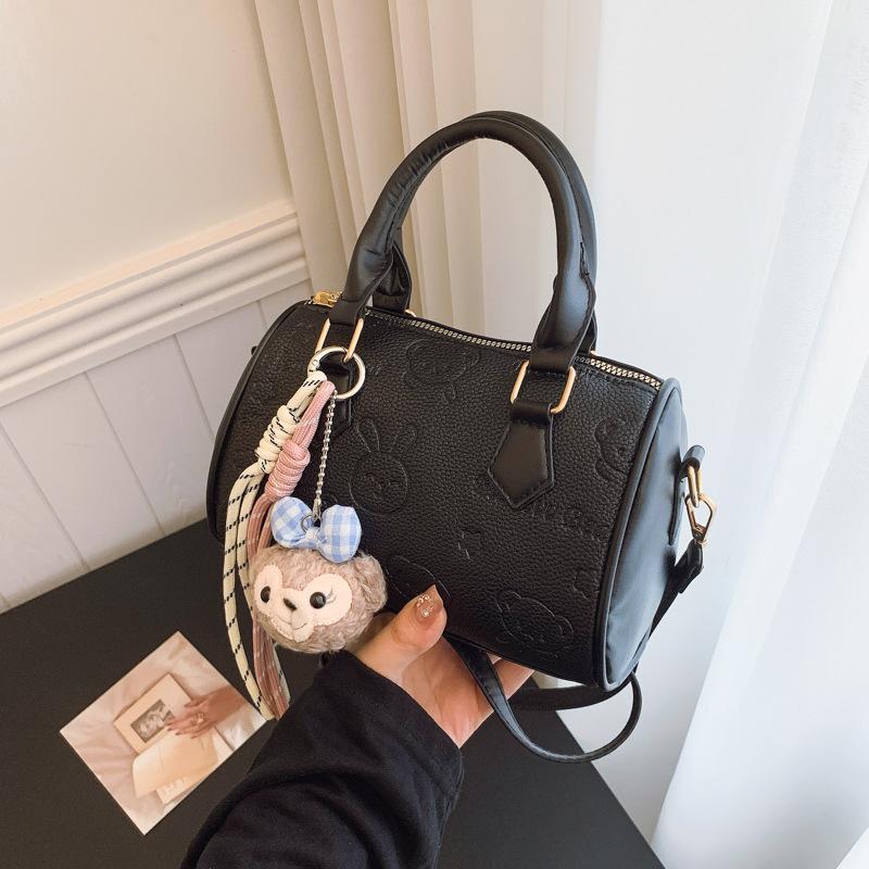 Универсальная сумочка 2025 новая модная милая сумка-подушка с медведем весна и лето текстура маленькая сумка женская сумка через плечо