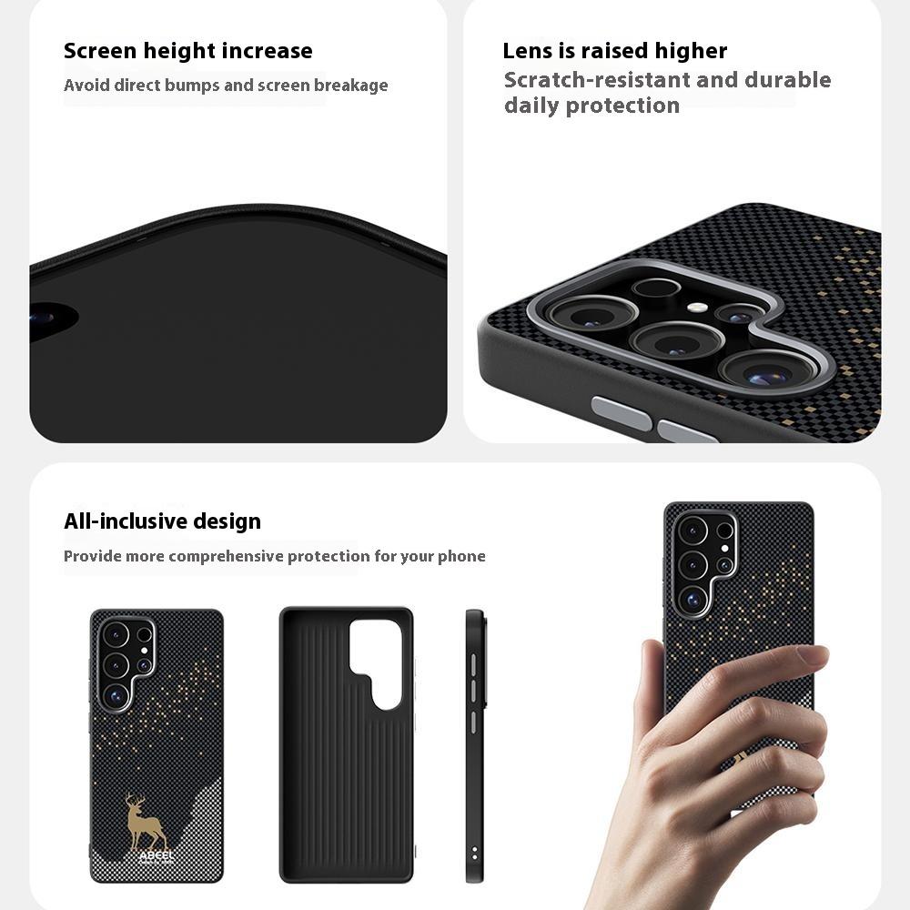 ABEEL For Samsung Galaxy S25 FE Case Compatible with MagSafe Ultra Slim PC TPU Phone Back Cover