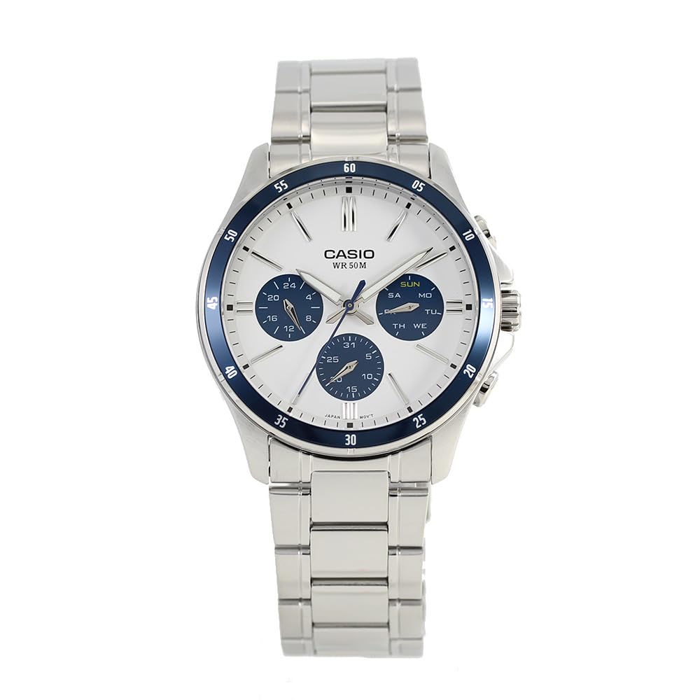 Casio MTP-1374D-7A2 серебристые мужские