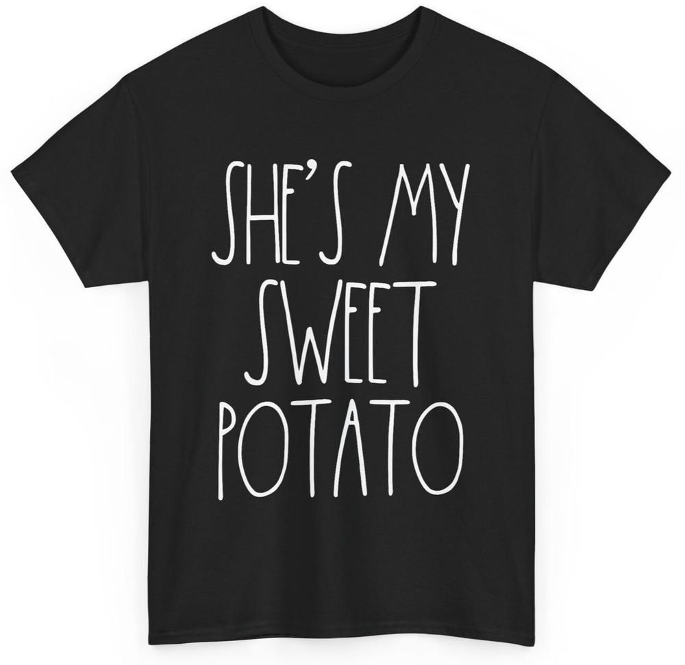 She's My Sweet Potato I Yam Set Couples Thanksgiving Shirt T-Shirt