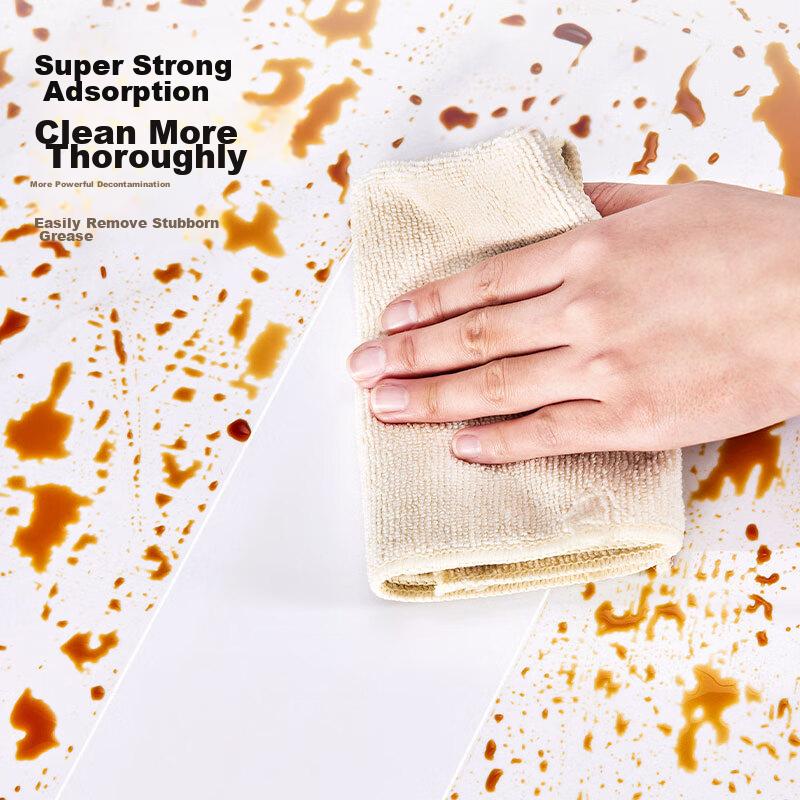Japanese Cleaning Cloth, 28*28cm*10 Pieces, Ultra-Fine Fiber, Household Wiping Cloth, Double-Sided Dishwashing Cloth, Lint-Free