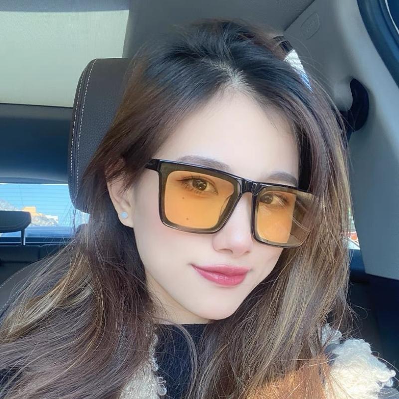 New Arrival Square Sunglasses Large Frame Retro Vintage Style Men Women Outdoor Fashion Accessories