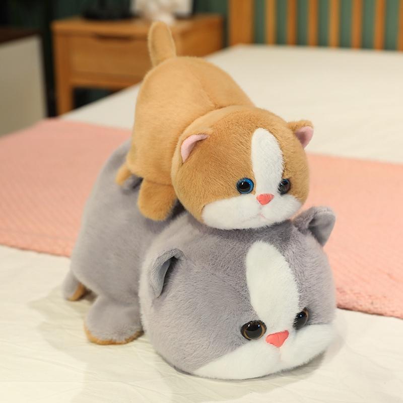 1Pc 30/40CM Cute Reversal Shiba Inu Cat Plush Toys Kawaii Flip over Pillow Stuffed Soft Dolls Lovely Dolls Birthday Gift